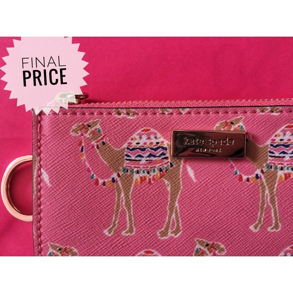 🎉 HP!!! BRAND NWT KATE SPADE KEYCHAIN CARD HOLDER